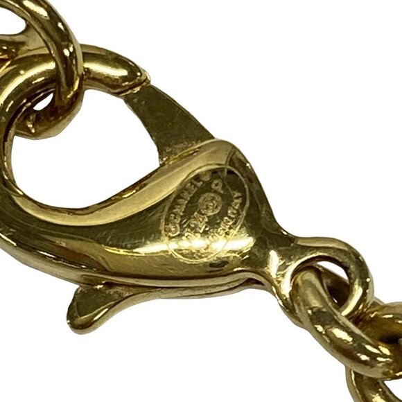 Auth CHANEL Gold White Navy Hardware Costume Pearl Belt - Picture 4 of 6